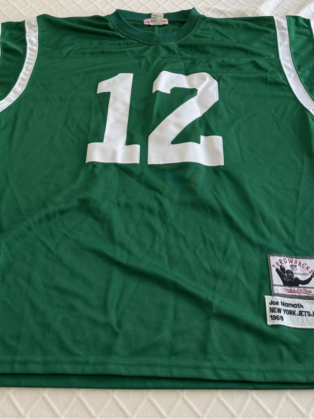Joe Namath #12 New York Jets Jersey by Mitchell & Ness